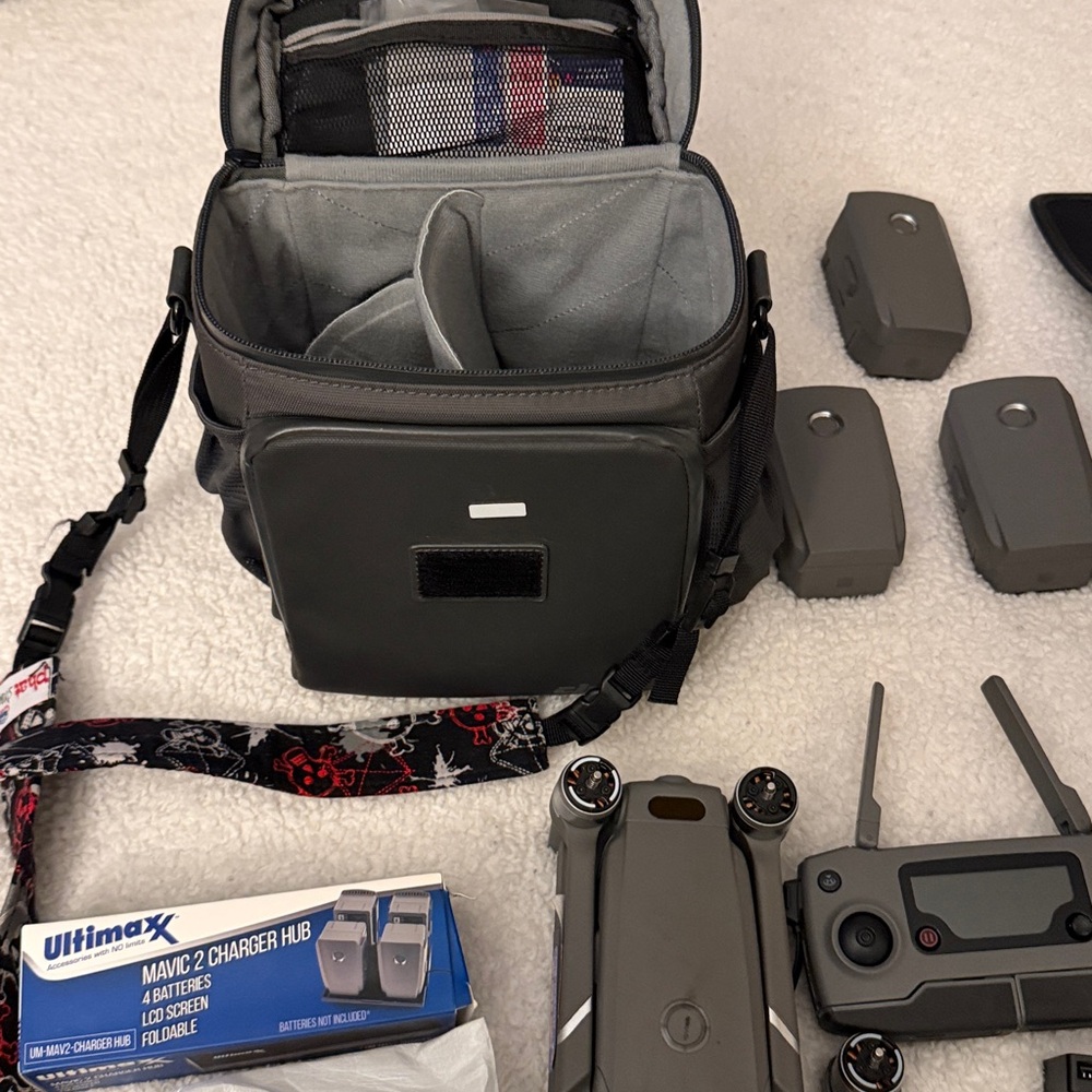 DJI Drone Bundle in Gray with Remote & Accessories(2)Drones - Picture 2 of 7
